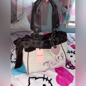 Juicy Couture Lover’s Club Tote (pink & brown)